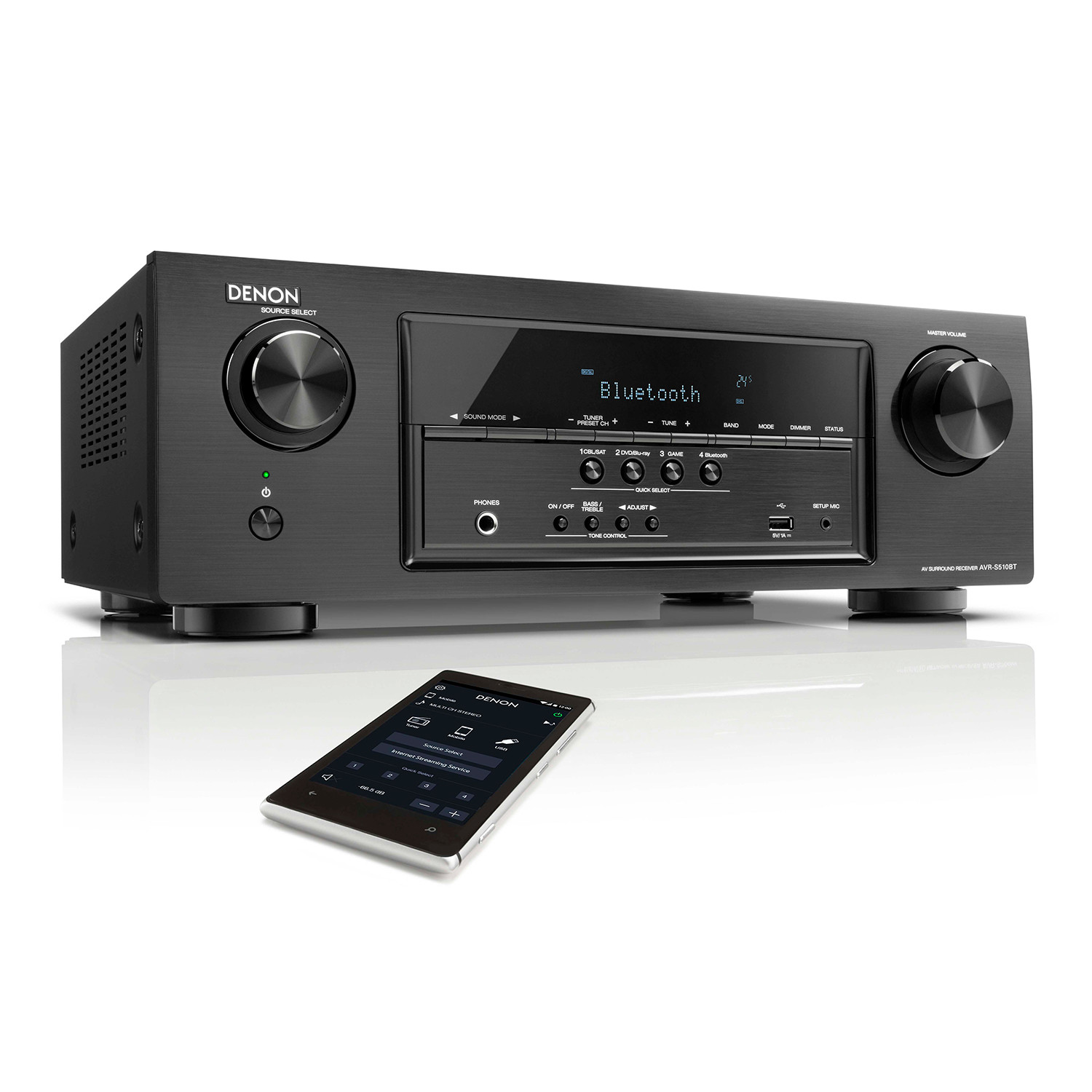 (DISC) 5.2 Channel Receiver // Bluetooth Denon Touch of Modern