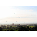 Balloons Over Bagan (30"W x 20"H)