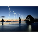 Cannon Beach Lightwriting (30"W x 20"H)