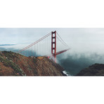 Foggy Golden Gate Bridge (30"W x 20"H)