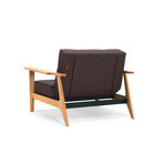 Splitback Chair + Frej Arms (Begum Dark Brown)