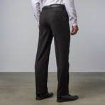 Satin Peak Lapel Tuxedo Suit // Black (US: 46L)