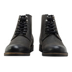 Moore Leather Fur-Lined Work Boot // Black (UK: 12)