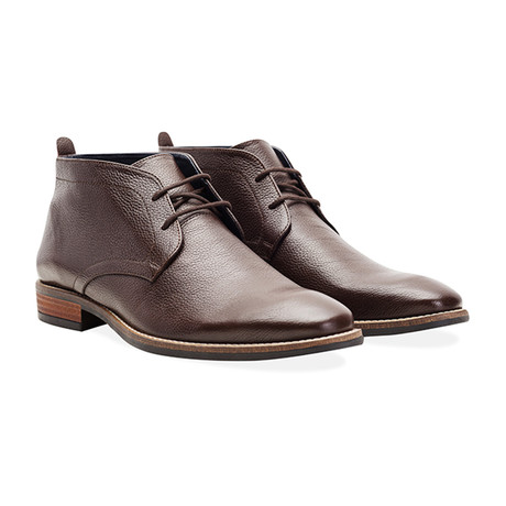 Goodwin Smith // Peel Grained Leather Boot // Brown (UK: 7)