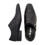 Goodwin Smith // Toe Cap Punch Monk Shoe // Black (UK: 9)