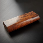 Showband Cigar Case // Cap of 3 // Imbuia