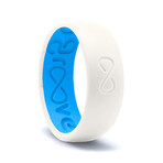 Groove Original Silicone Ring // Snow (Size 7)