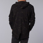 Venito Longline Hoodie // Black (L)