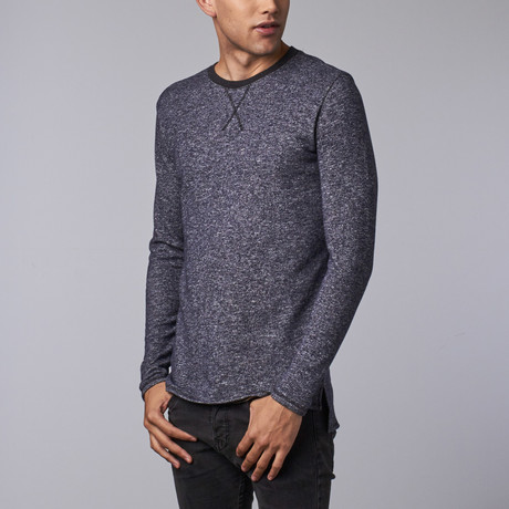 George French Terry Crew // Heather Navy (XS)