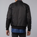 Civil Society // Newton Ballistic Nylon Bomber // Black (XS)