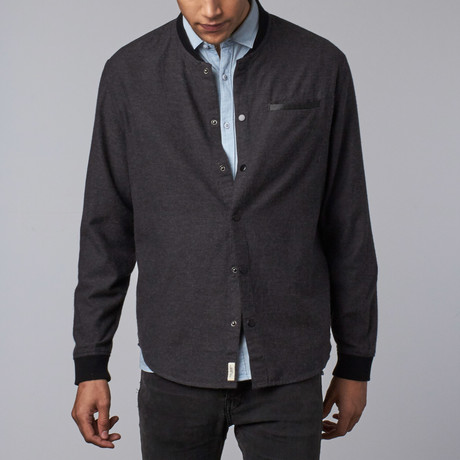 Lincoln Shacket // Charcoal (XS)