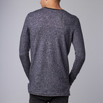 George French Terry Crew // Heather Navy (M)