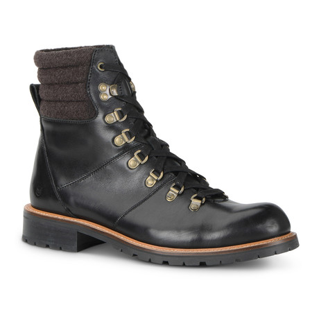 Andrew Marc // Chester Alpine Boot // Black + Asphalt Black (US: 7.5)
