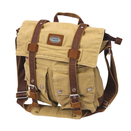 Grady Large Canvas Messenger Bag