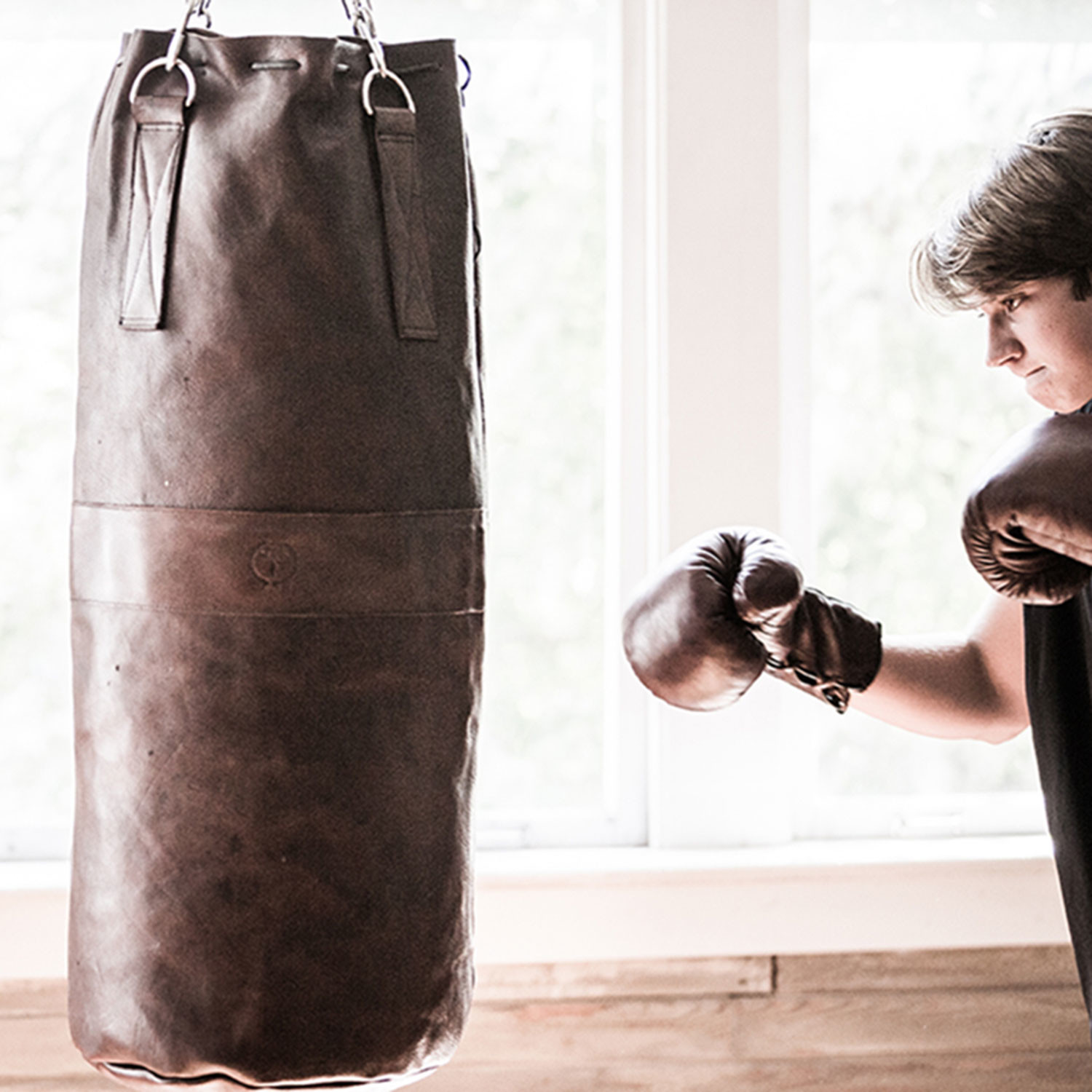 Designer Brown Leather Boxing Heavy Punching Bag Vintage Style Handmade –  MODEST VINTAGE PLAYER LTD
