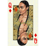 Queen Of Diamonds (20"W x 16"H x 1.5"D)