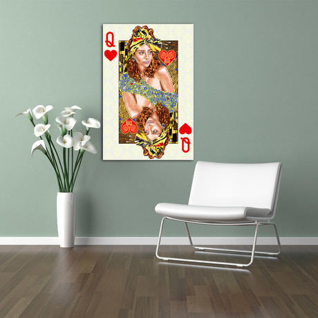 Queen Of Hearts (36"W x 48"H x 1.5"D)