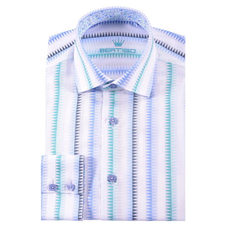 Ajax Button-Up Shirt // Turquoise (S)