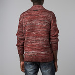 Marled Textured Cardigan // Auburn (S)