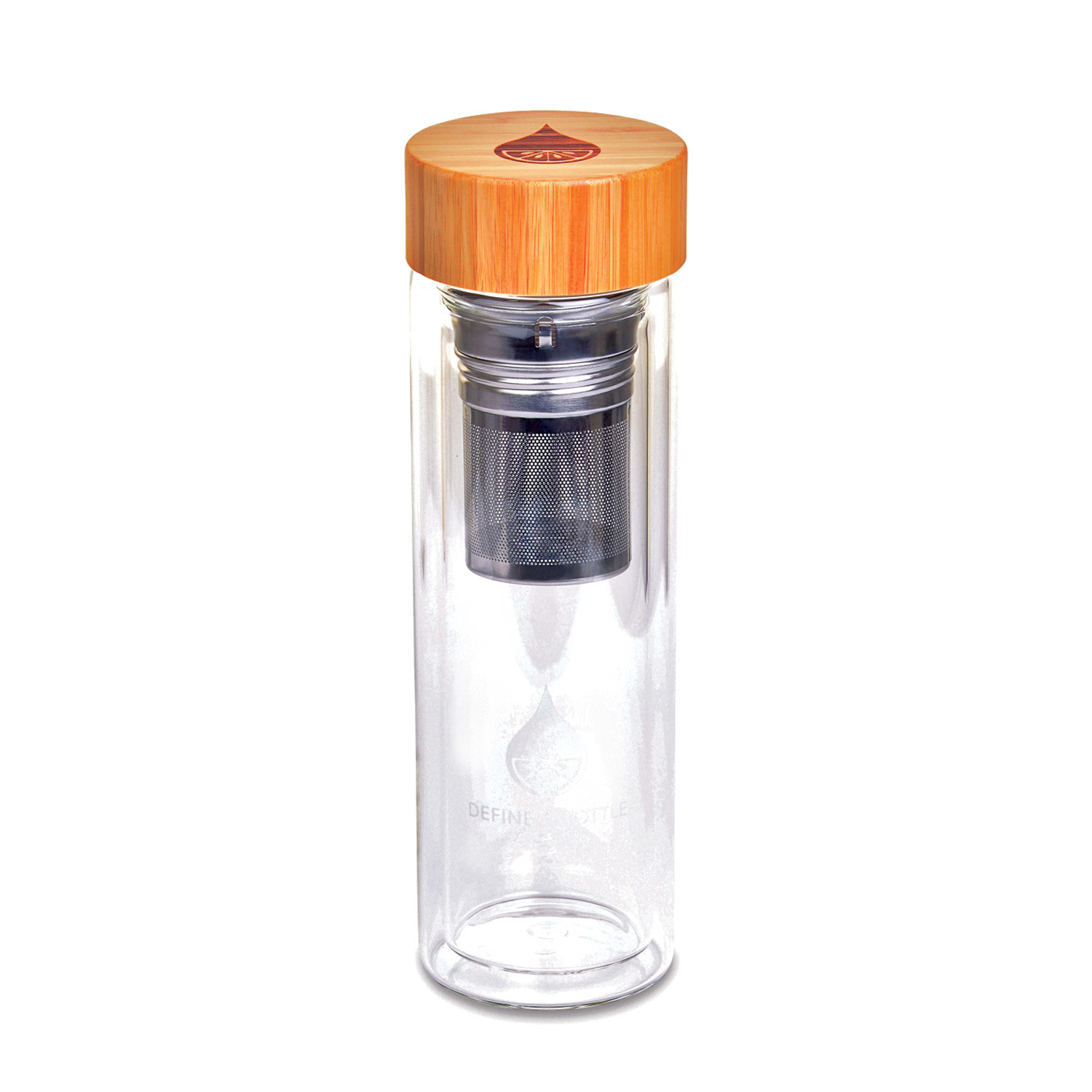 Define Bottle Bamboo + Glass Infuser Define Bottle Touch of Modern