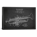 Trumpet // Charcoal (18"W x 26"H x 0.75"D)