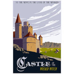 Witche`s Castle Travel (18"W x 26"H x 0.75"D)