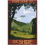 Come Home To The Shire (18"W x 26"H x 0.75"D)