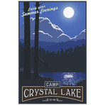 Camp Crystal Lake (18"W x 26"H x 0.75"D)