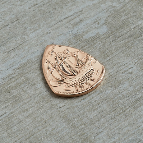 UK Half Penny Coin Guitar Pick