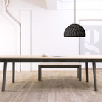 Arc Pendant // Black Plywood