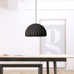 Arc Pendant // Black Plywood