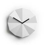 Lawa Design // Delta Clock // White