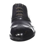 Zenobi // Stitched Wingtip Oxford // Grey (Euro: 40)