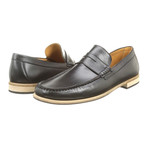 Alexander Trend // Leather Penny Loafer // Black (Euro: 45)