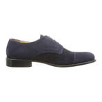 Alexander Trend // Suede Captoe Derby // Blue (Euro: 44)