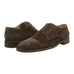 Alexander Trend // Suede Captoe Derby // Dark Brown (Euro: 42)