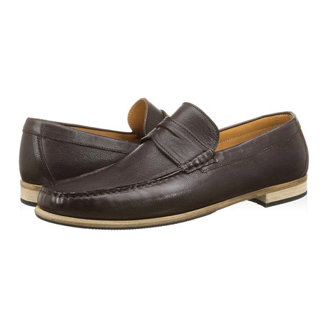 Alexander Trend // Leather Penny Loafer // Dark Brown (Euro: 40)
