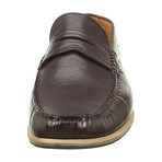 Alexander Trend // Leather Penny Loafer // Dark Brown (Euro: 45)