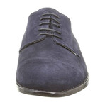 Alexander Trend // Suede Captoe Derby // Blue (Euro: 44)