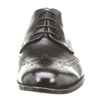 Alexander Trend // Leather Wingtip Derby // Black (Euro: 45)