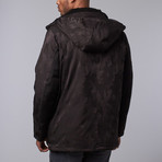Camo Jacquard Field Jacket // Black Camo (XS)