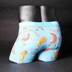 Hot Dog Underwear // Aqua Blue (S/M(27"-29"))