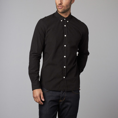 Sanford Button-Down Shirt // Black (S)