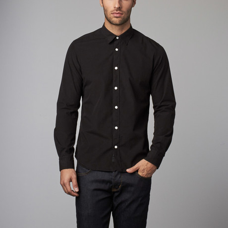 Lennox Button-Up Shirt // Black (S)