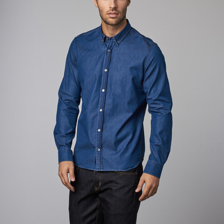 Kingston Button-Down Shirt // Indigo (S)