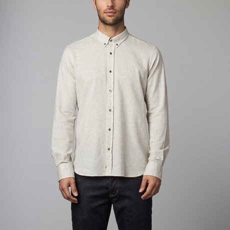 Claremont Button-Down Shirt // Natural (S)