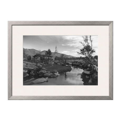 Pool In Pleasure Park (Pewter Frame)