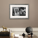 Pictures And Mementoes On Phonograph Top: Yonemitsu Home (Pewter Frame)