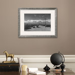 Manzanar Street Scene, Spring (Pewter Frame)