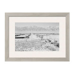 Manzanar From Guard Tower, View West (Pewter Frame)